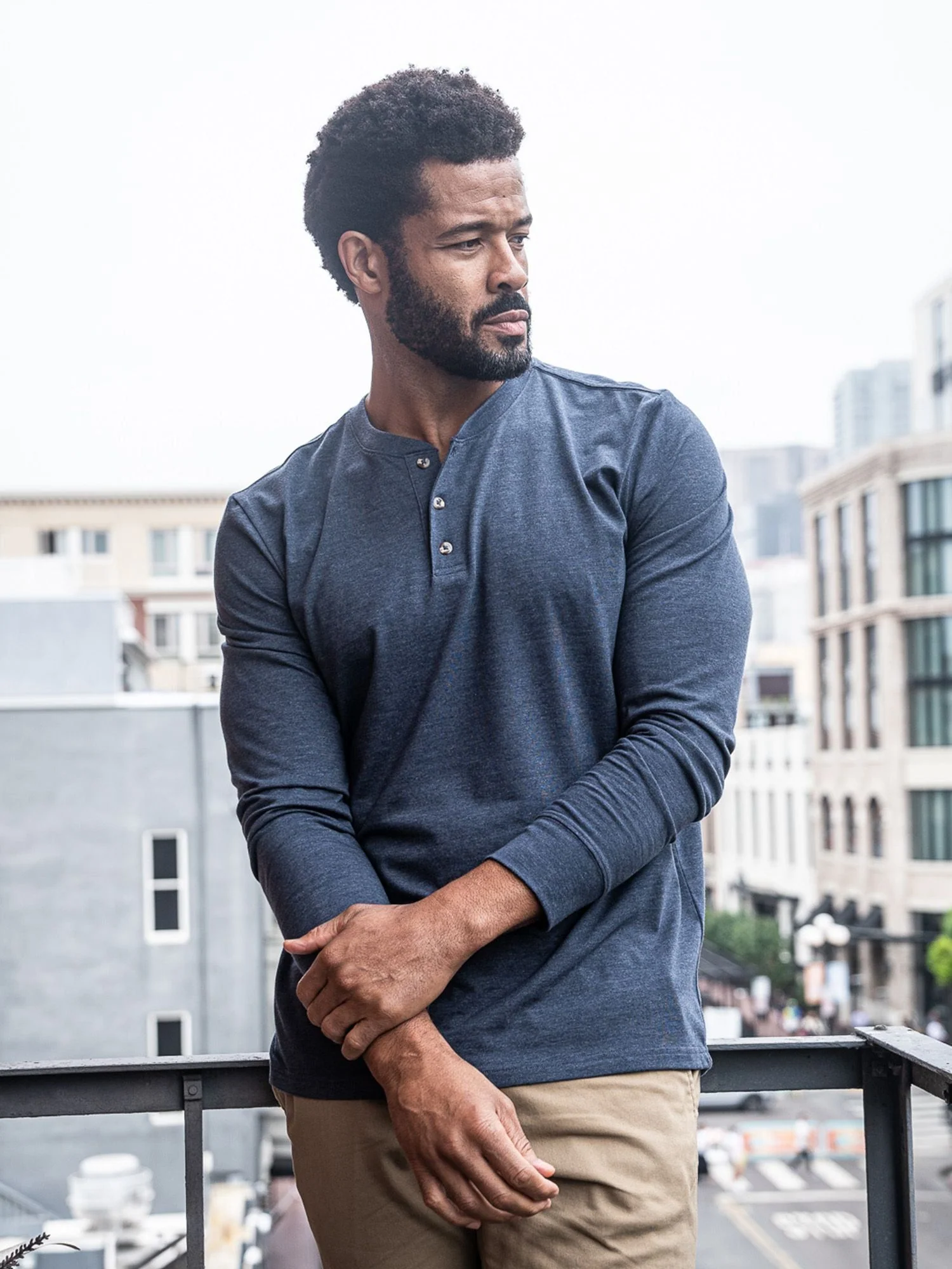 Basic Long Sleeve Henley 3-Pack - Image 3