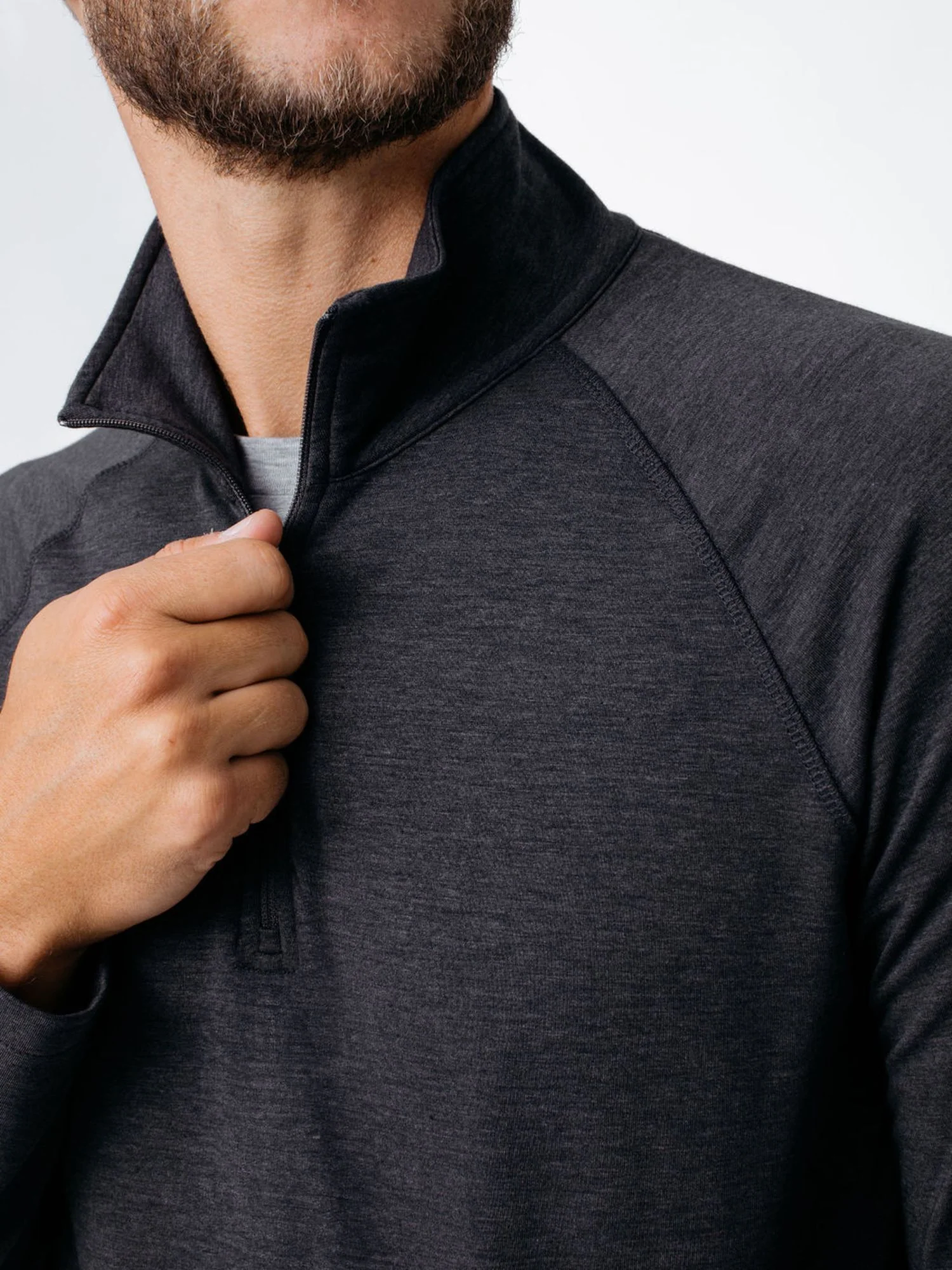 Charcoal Performance Quarter Zip - Image 3