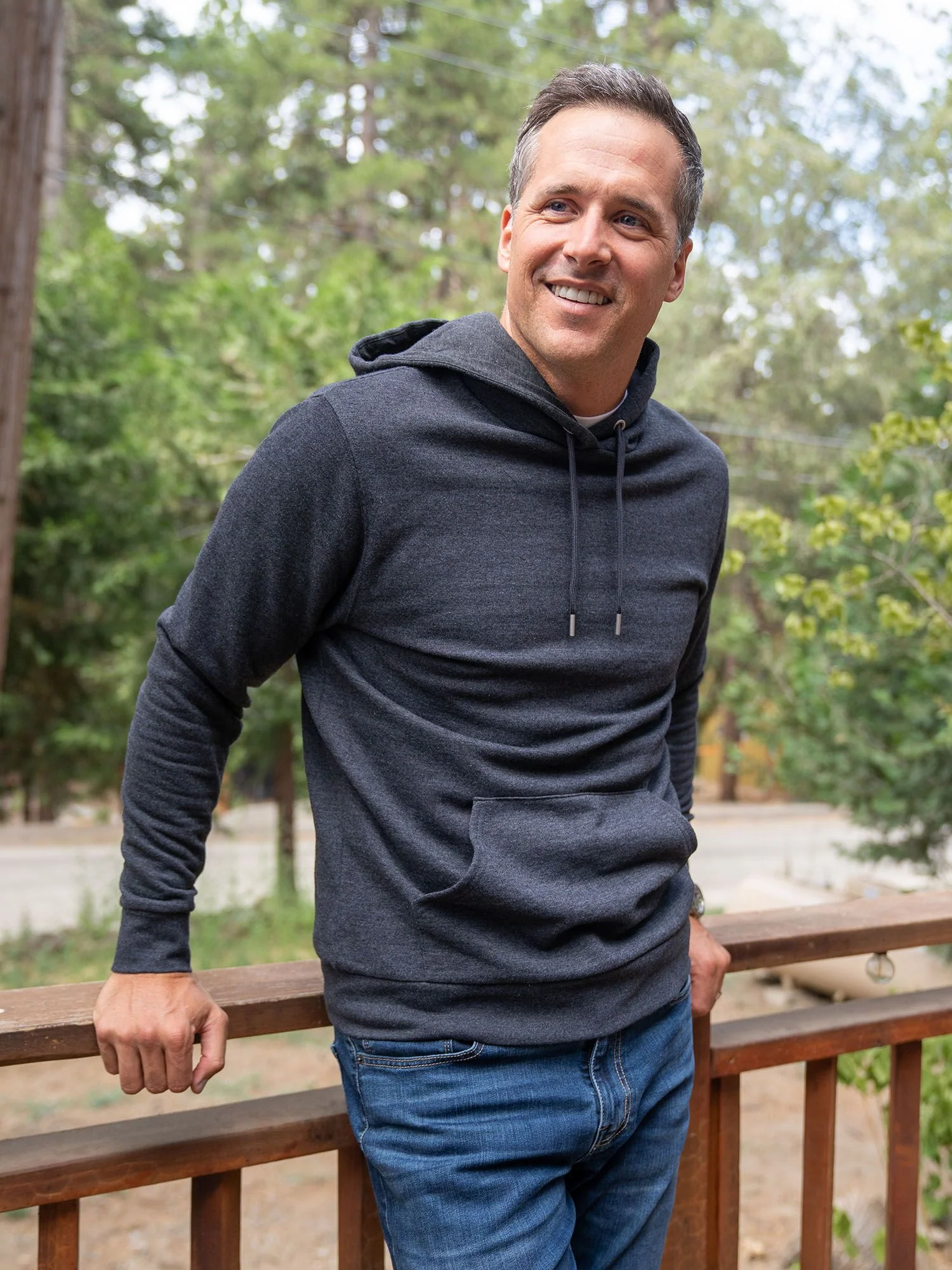 Charcoal Pullover Hoodie - Image 3