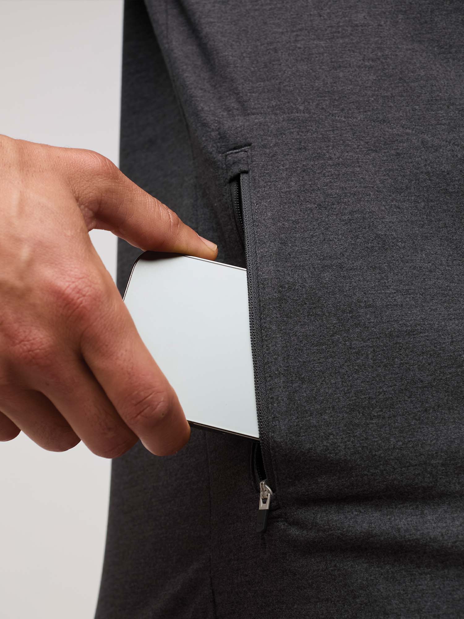 Charcoal Tech Pullover Hoodie - Image 6