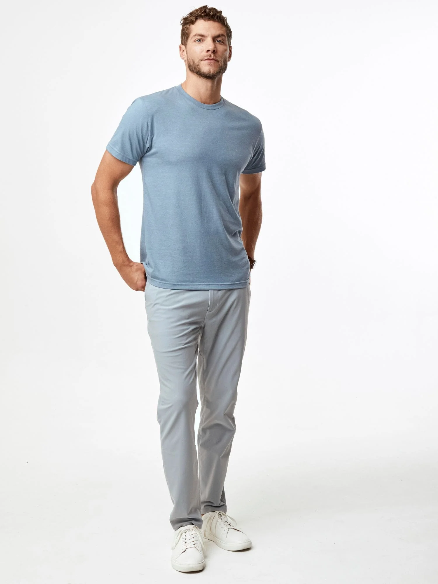 Cloud Grey Stretch Tech Pant - Image 3