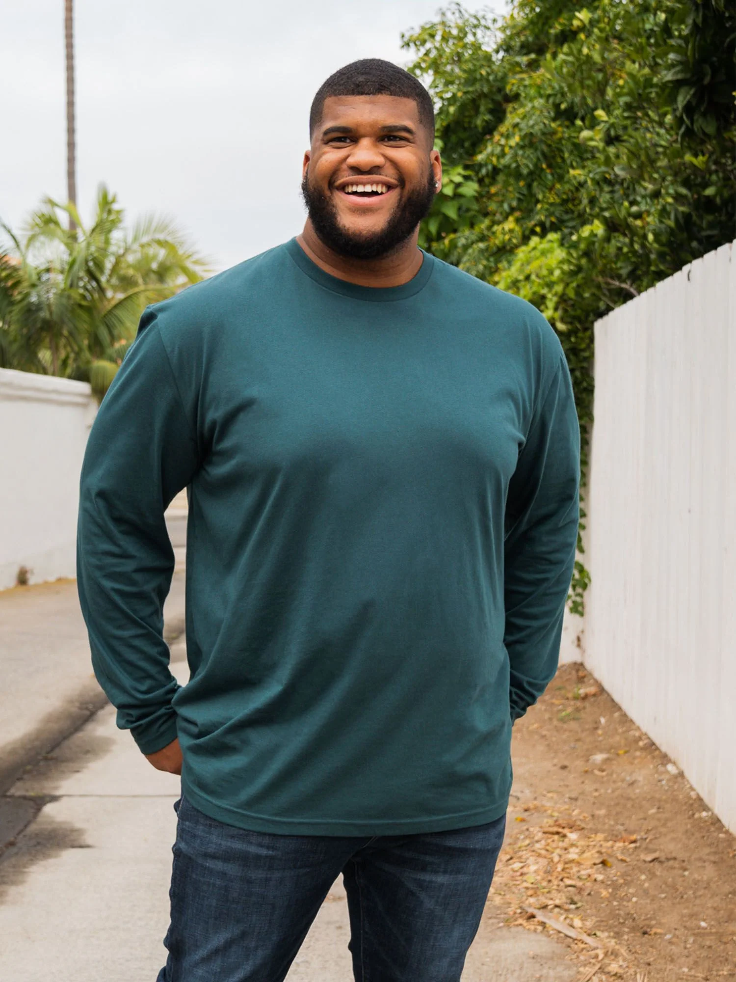 Emerald Long Sleeve Crew Neck - Image 3