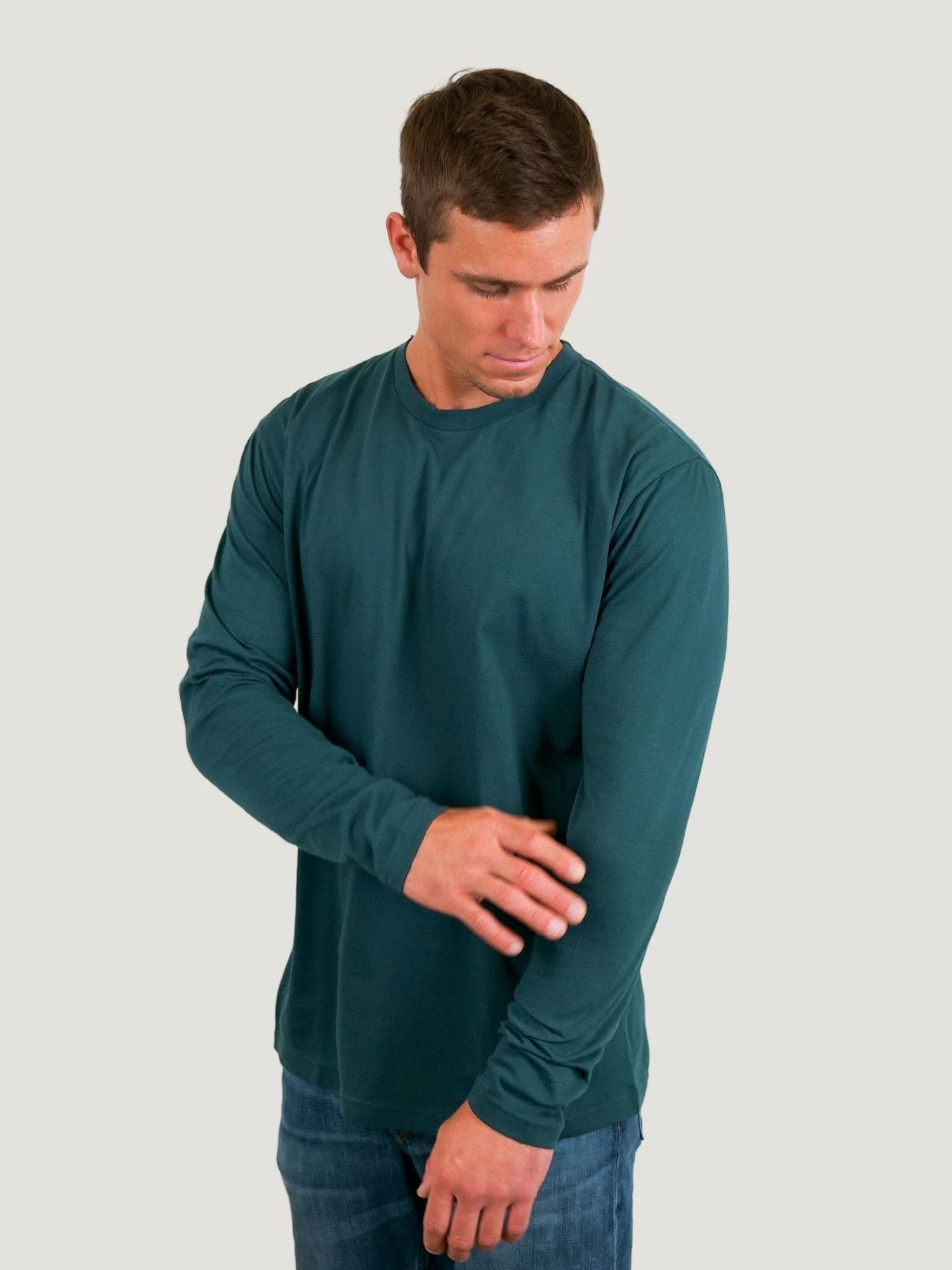 Emerald Long Sleeve Crew Neck - Image 5