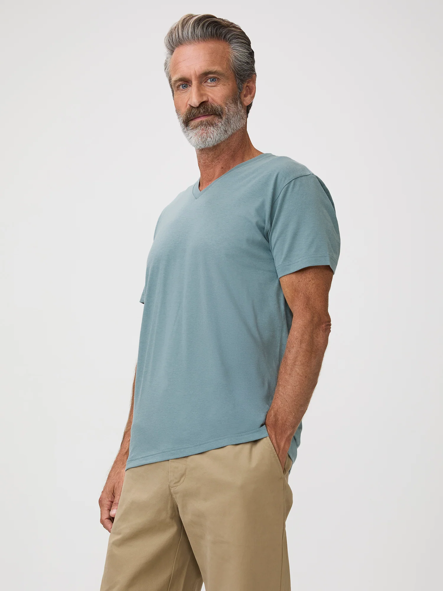 Harbor Mist V-Neck - Image 4
