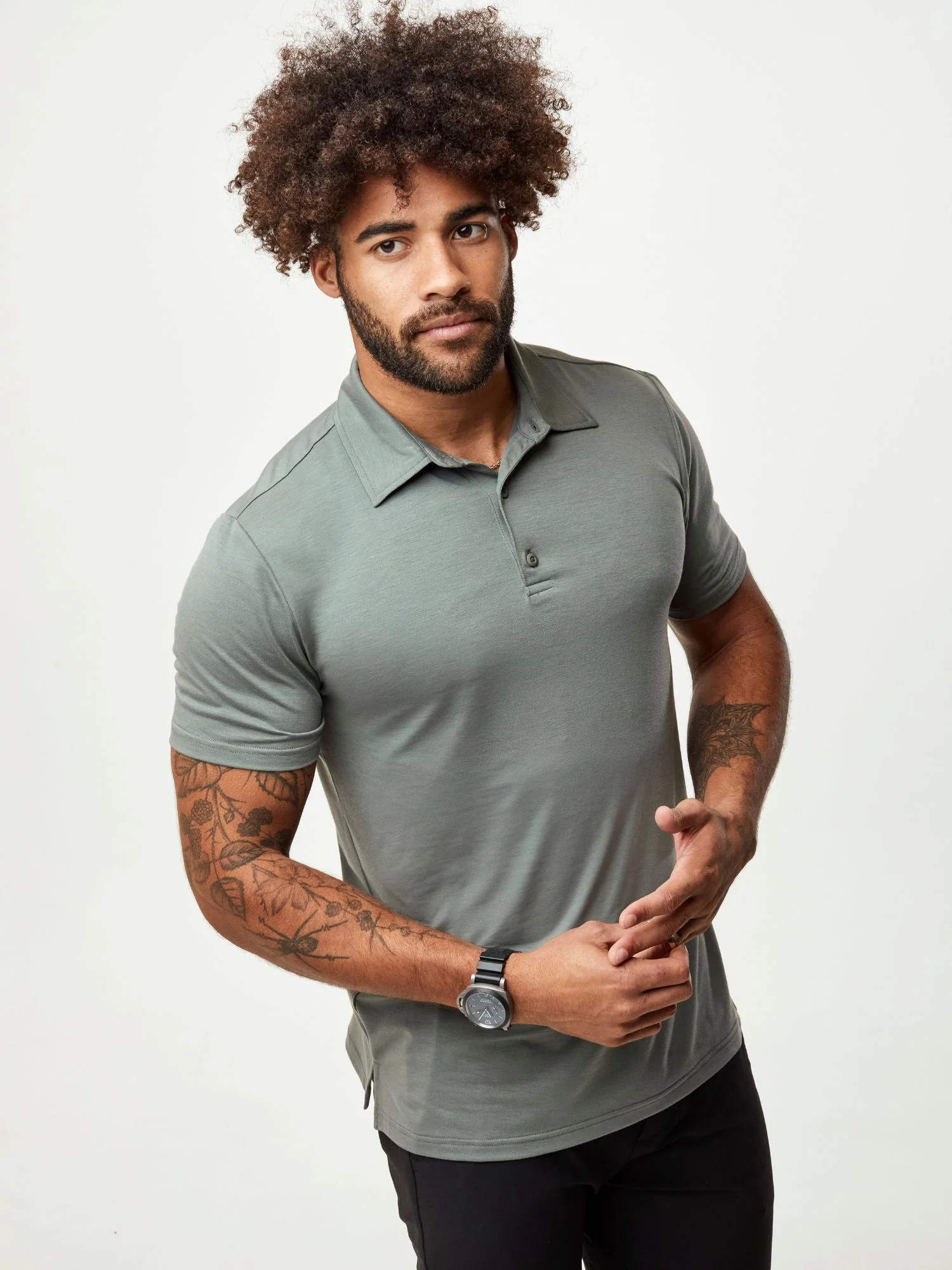 Mercury Green Performance Polo - Image 3