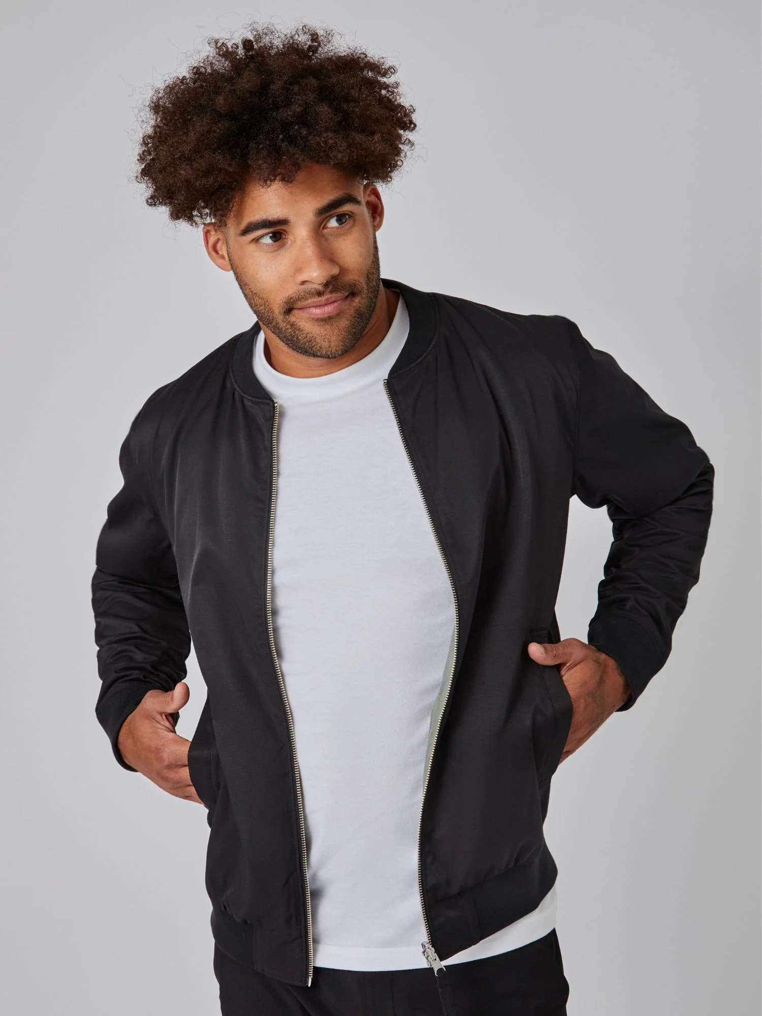 Mercury Green Reversible Bomber Jacket - Image 7
