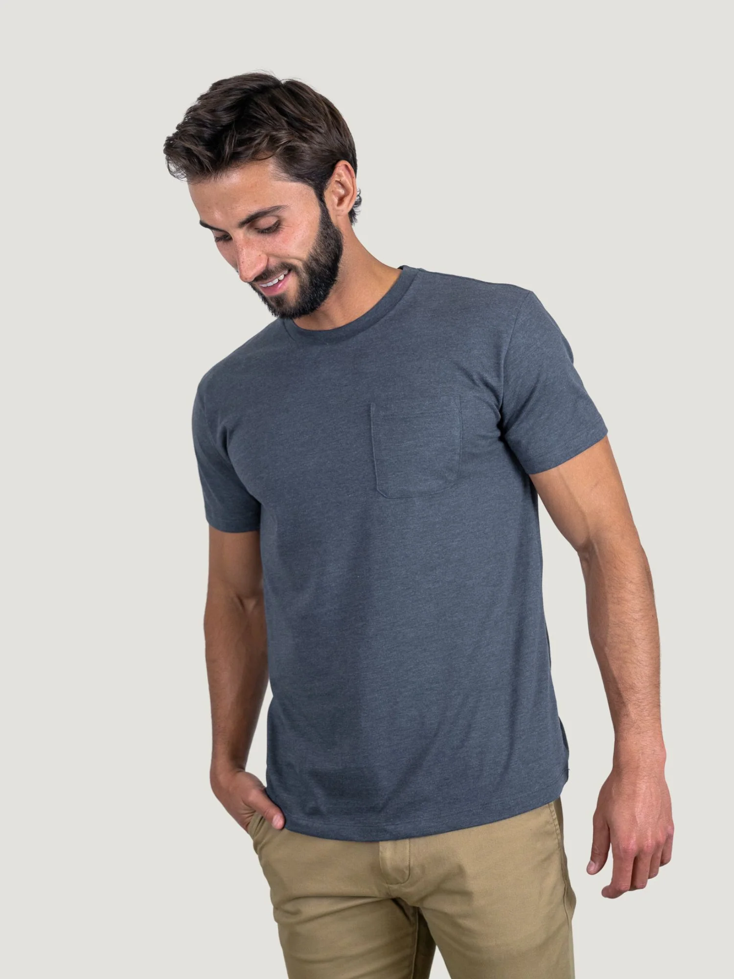 Navy Pocket Tee - Image 3