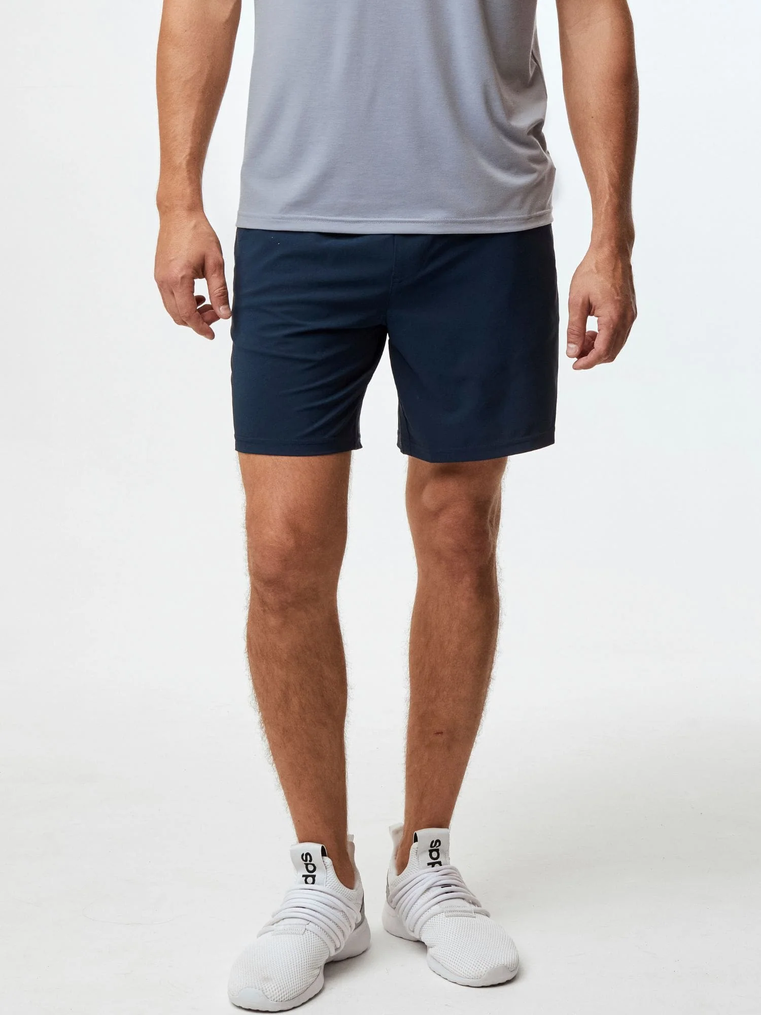 Navy Stretch Performance Shorts - Image 3