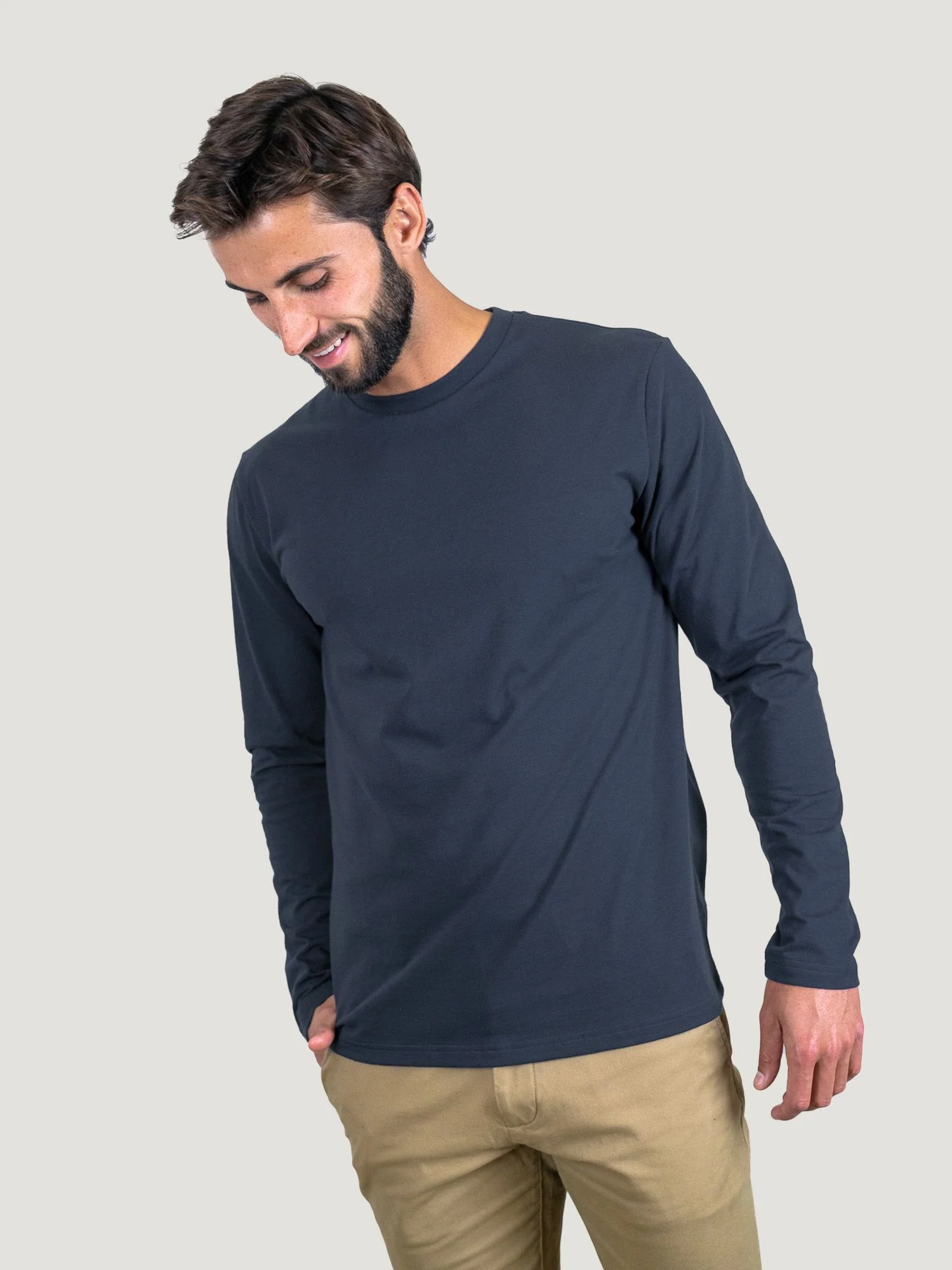 Odyssey Blue Long Sleeve Crew Neck FINAL SALE - Image 3