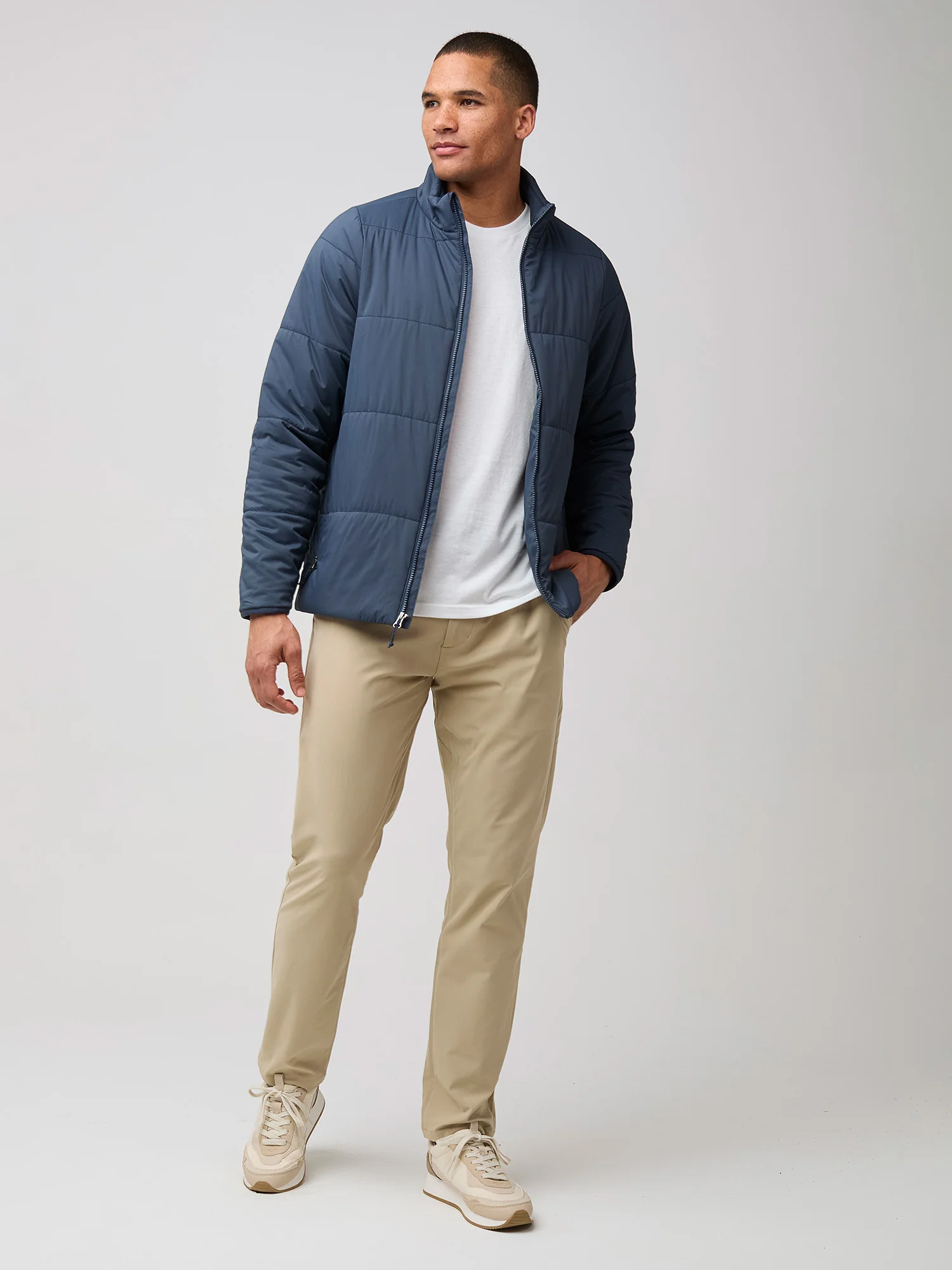 Odyssey Blue Puffer Jacket - Image 4