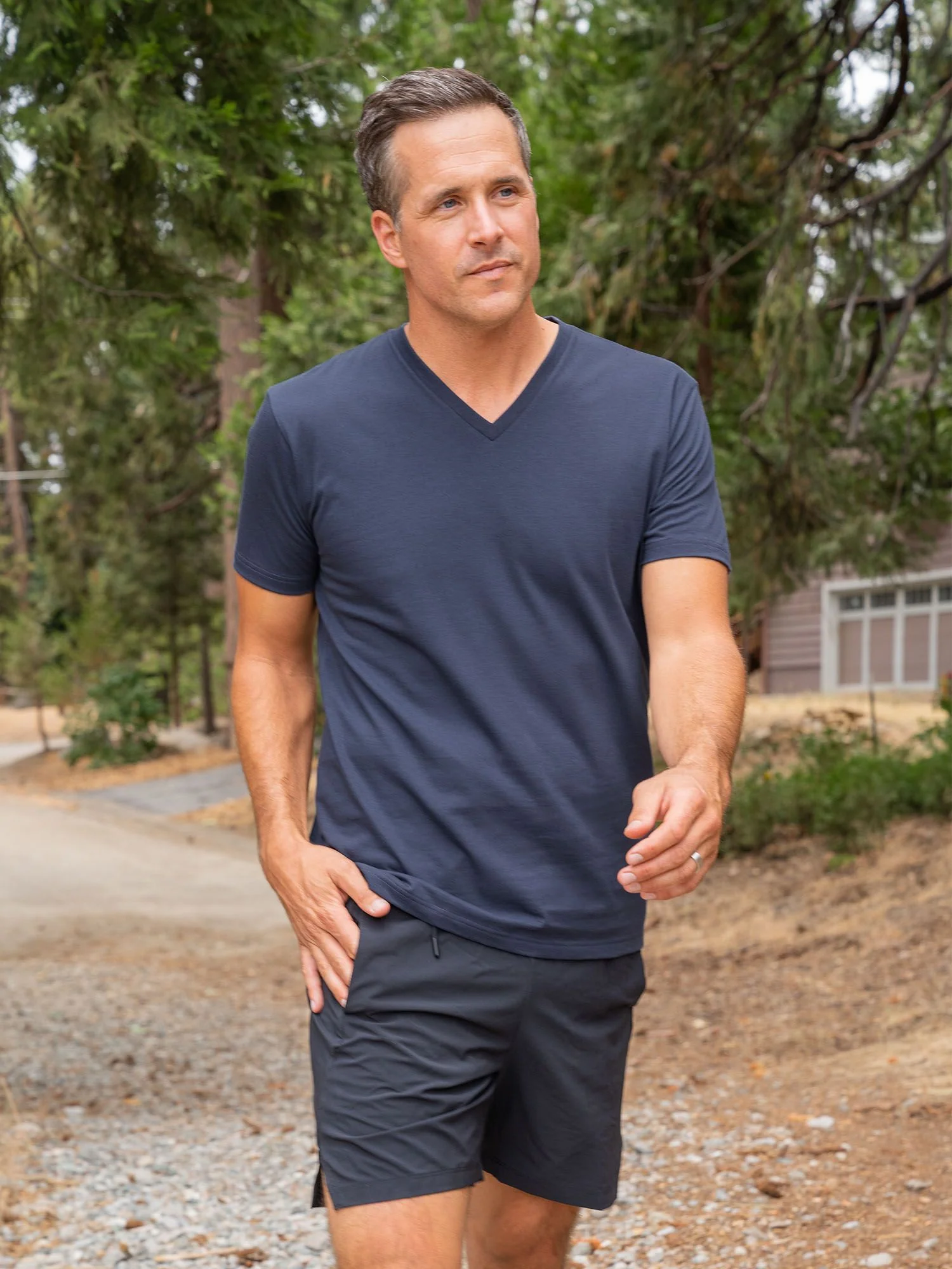 Odyssey Blue V-Neck FINAL SALE - Image 3