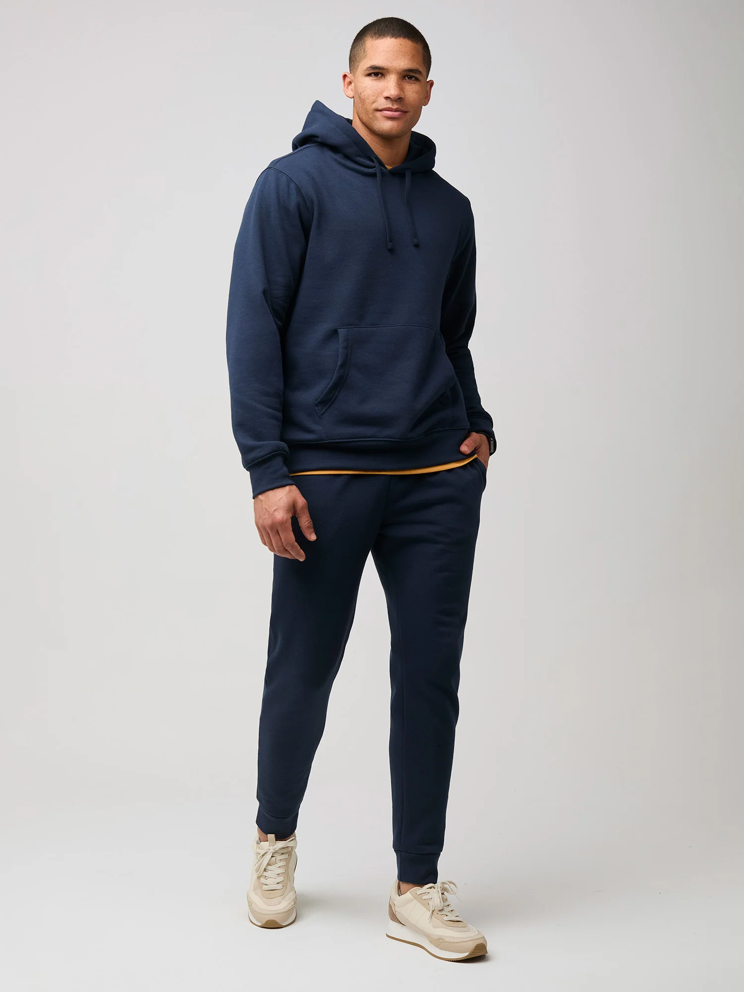 Pullover Hoodie Black + Dark Navy 2-Pack - Image 3