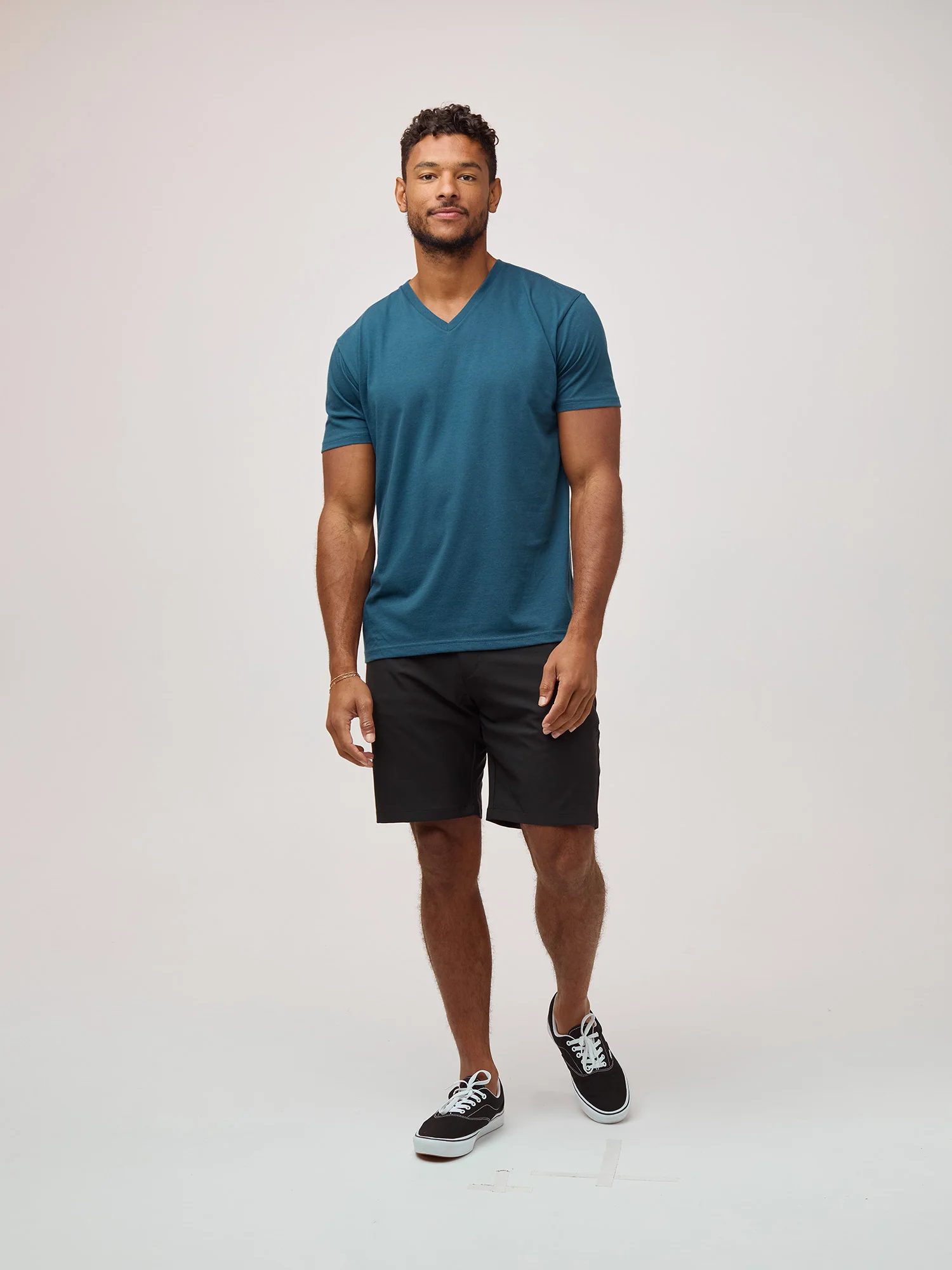 Sea Blue V-Neck - Image 4
