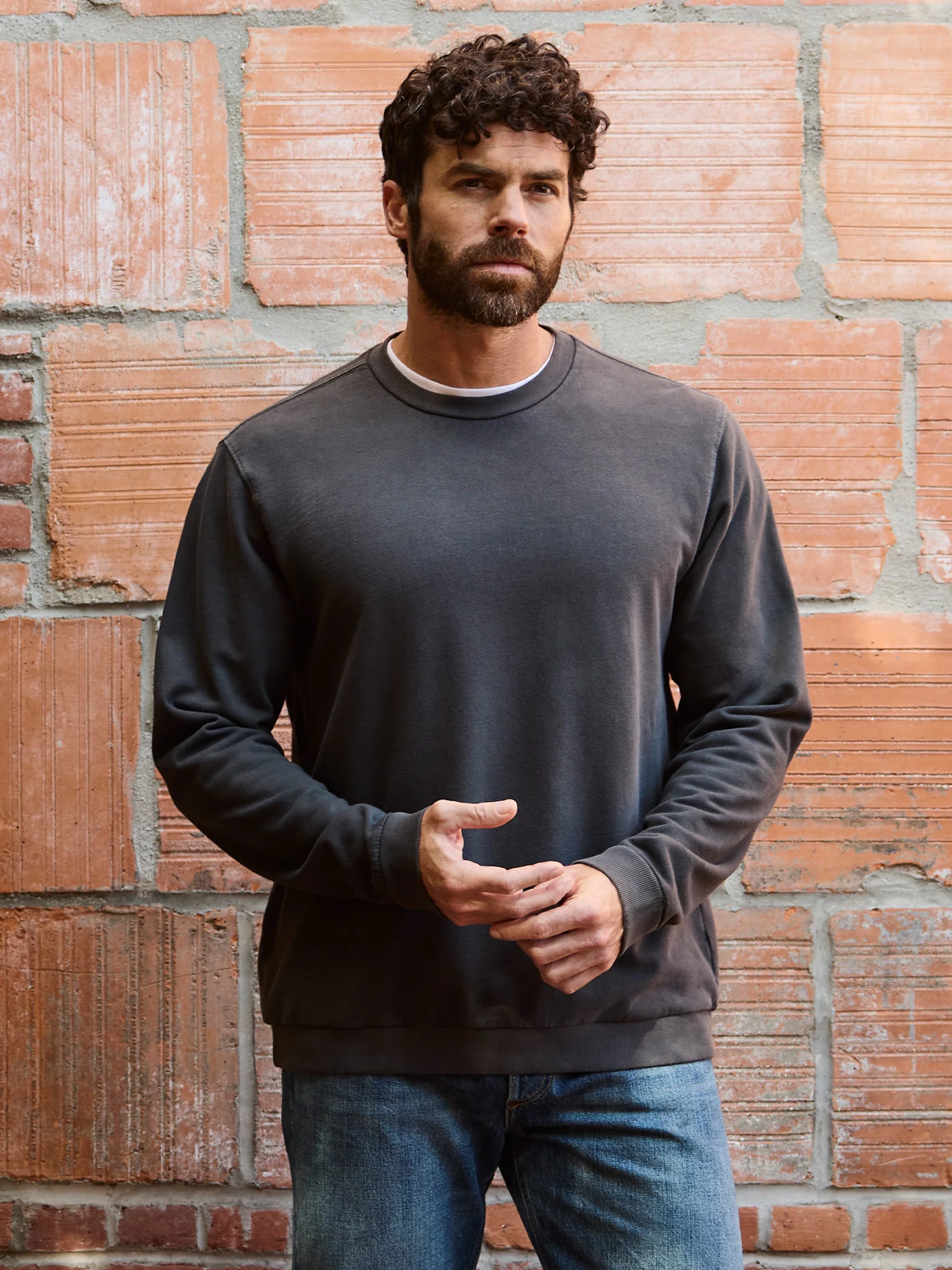 Vault Black Unisex Lightweight Sweatshirt - Image 4