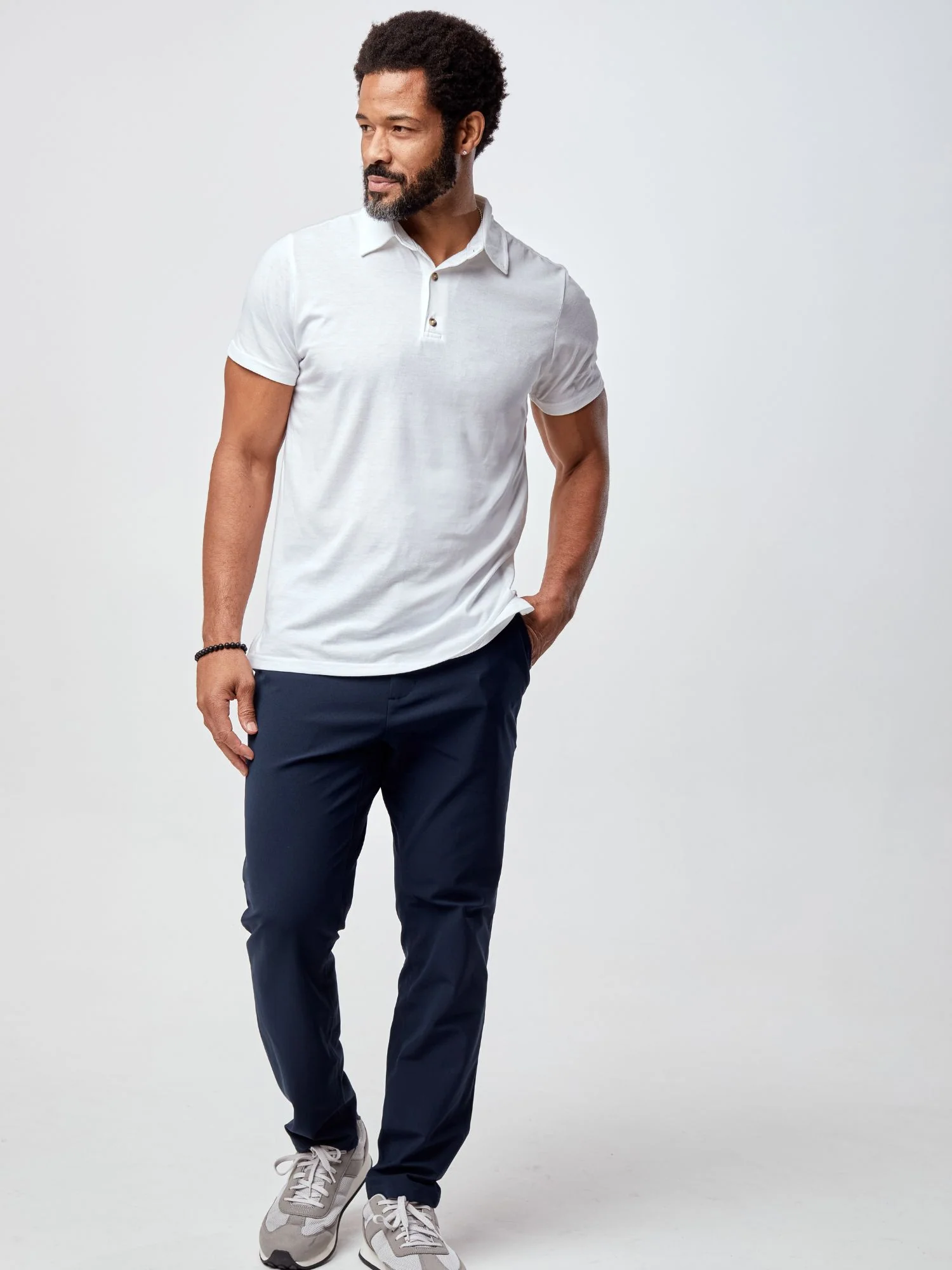 White Torrey Polo - Image 3