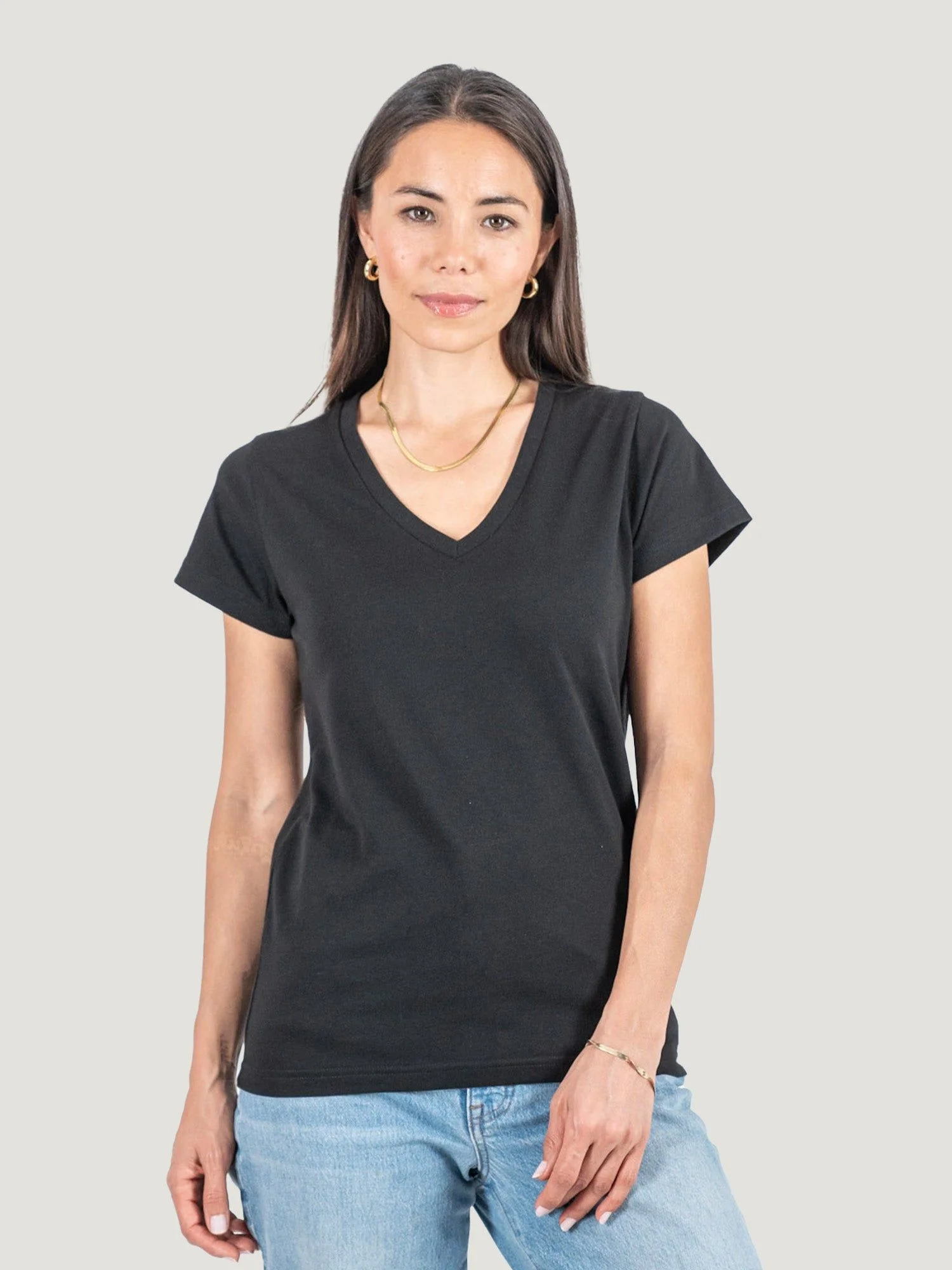 Women's Black V-Neck (1st Gen.) - Image 3