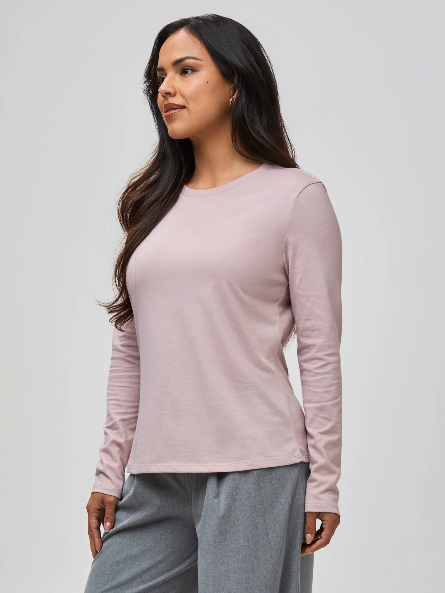 Women's Blush Long Sleeve Crew - Image 4