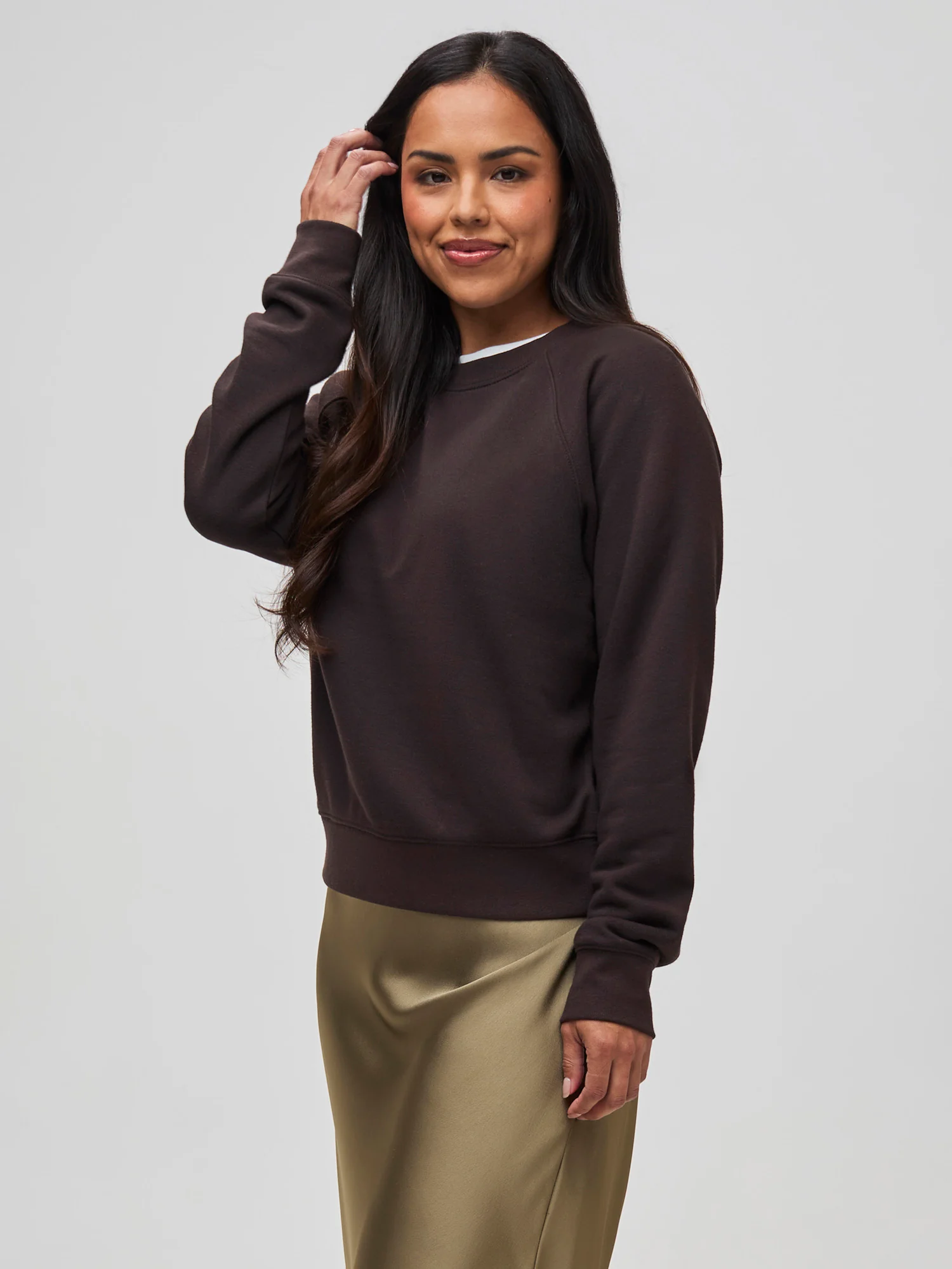 Women's Espresso Crew Sweatshirt - Image 4