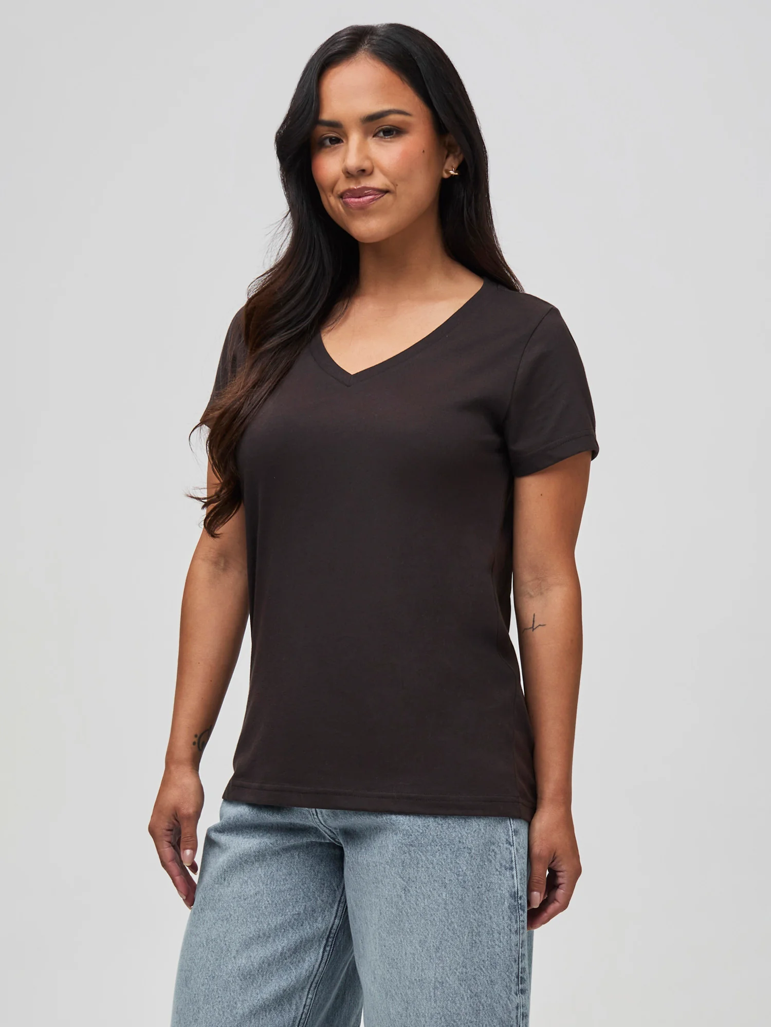 Women's Espresso V-Neck
