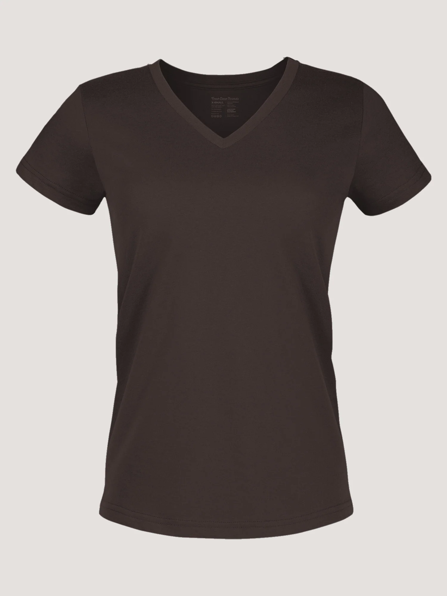 Women's Espresso V-Neck - Image 2