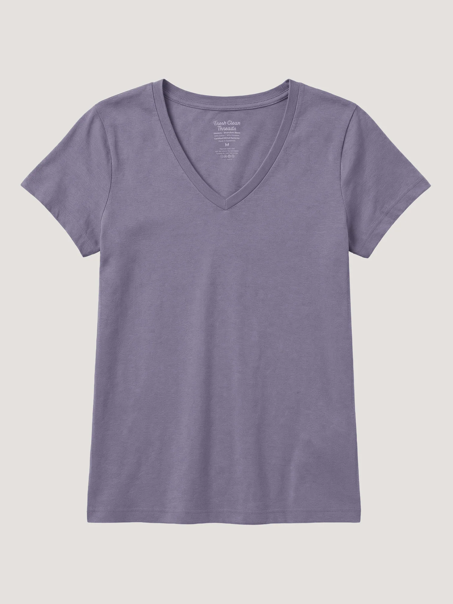 Women's Flint Purple V-Neck - Image 2