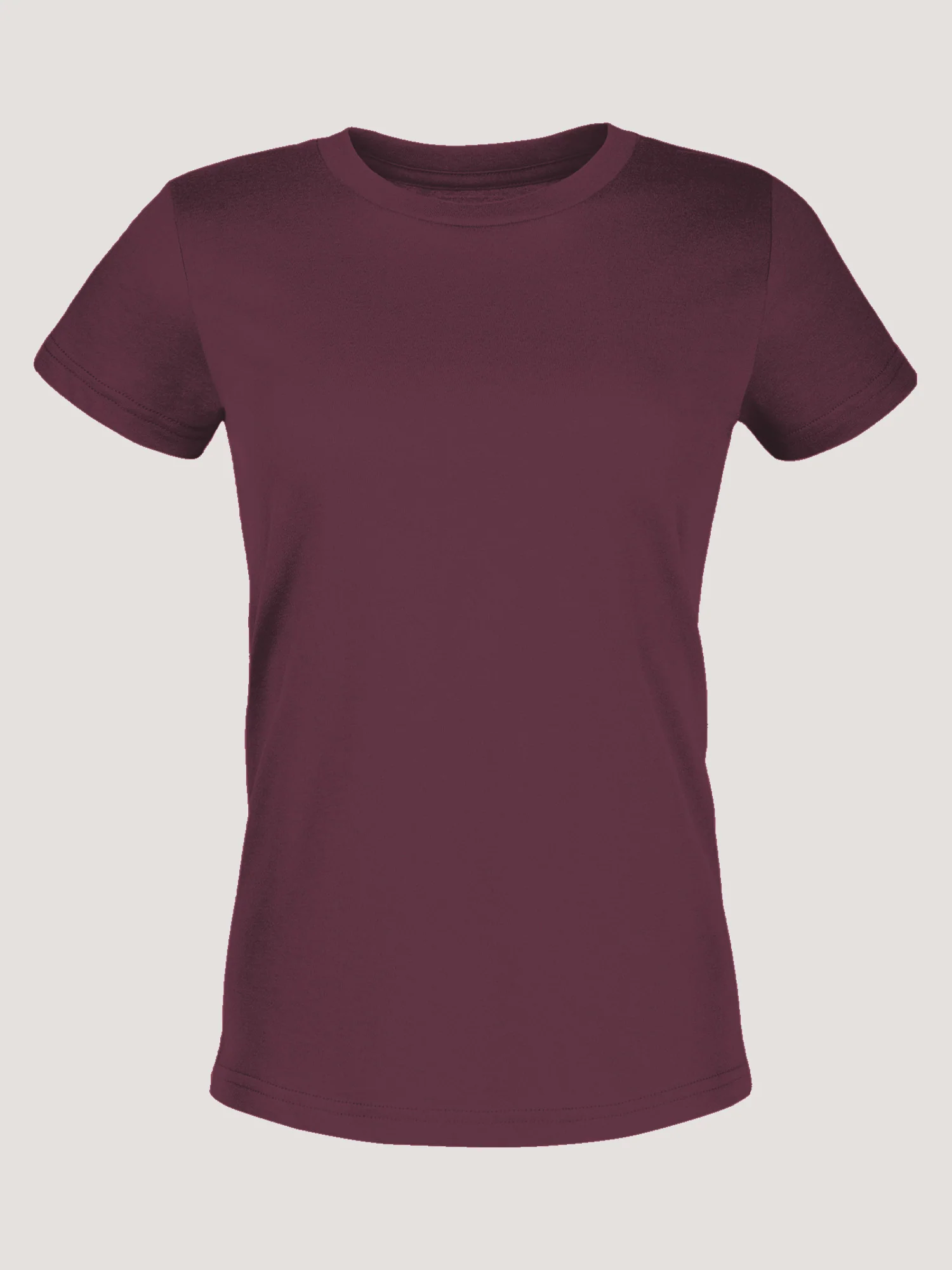 Merlot Everyday Crew Neck Tee - Image 2