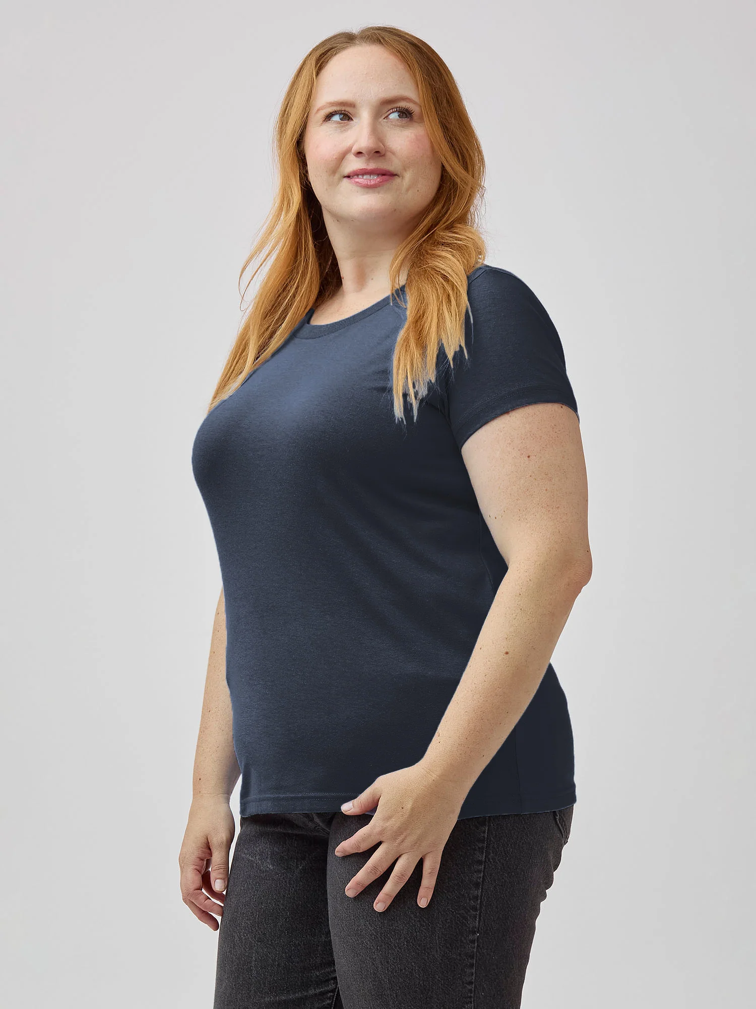 Odyssey Blue Everyday Crew Neck Tee - Image 4